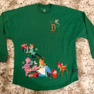 Disneyland Christmas 2023 Spirit Jersey in Vibrant Green - Size M